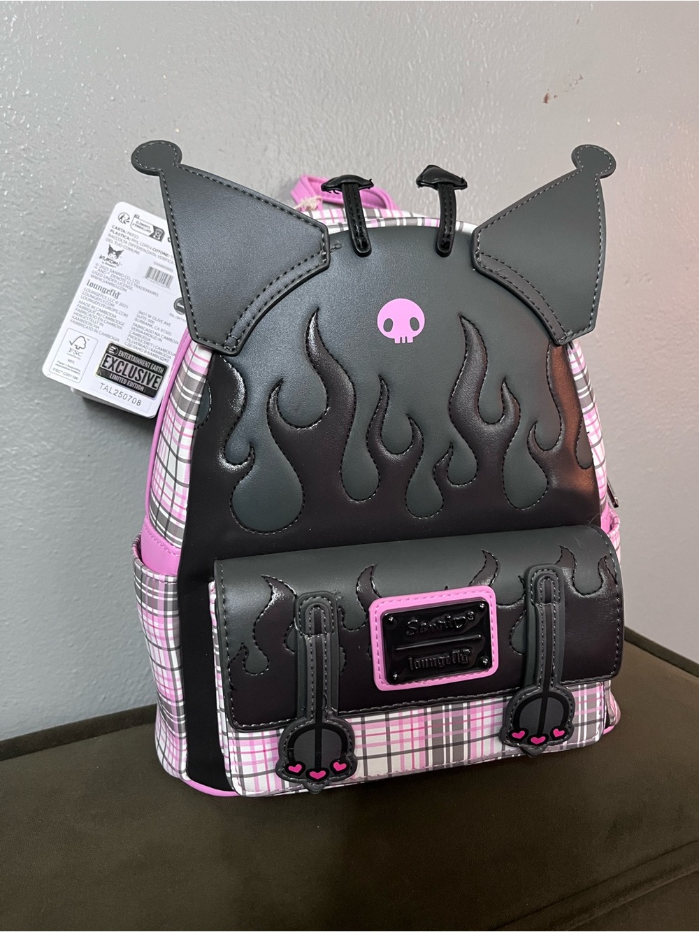 Limited edition Loungefly Kuromi Mini Backpack
